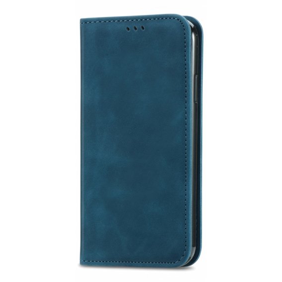 Etui Wallet do Samsung Galaxy M52 5G, Vintage Style Smooth, Blue