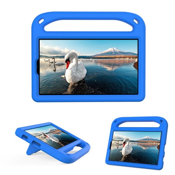 Etui dla dzieci do Samsung Galaxy Tab A7 Lite 8.7 T220 / T225, dziecięce z uchwytem, Niebieskie