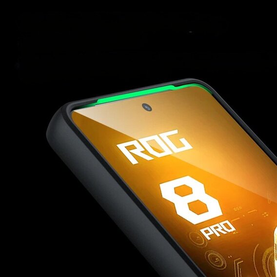 Etui do ASUS ROG Phone 8 Pro, Fusion Hybrid, z ochroną aparatu, matowe / czarne