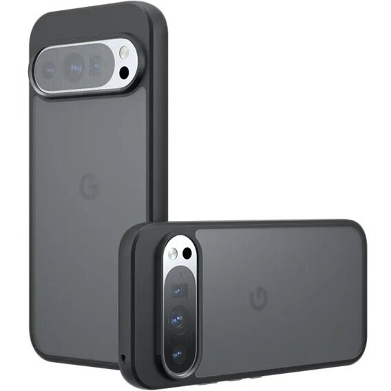 Etui do Google Pixel 9 / Google Pixel 9 Pro, Fusion Hybrid, przezroczyste / czarne