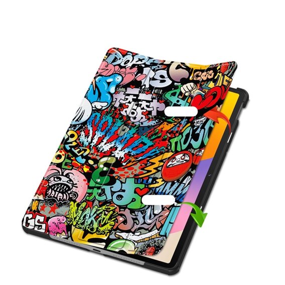 Etui do Huawei MatePad SE 11" 2024, Smartcase, graffiti