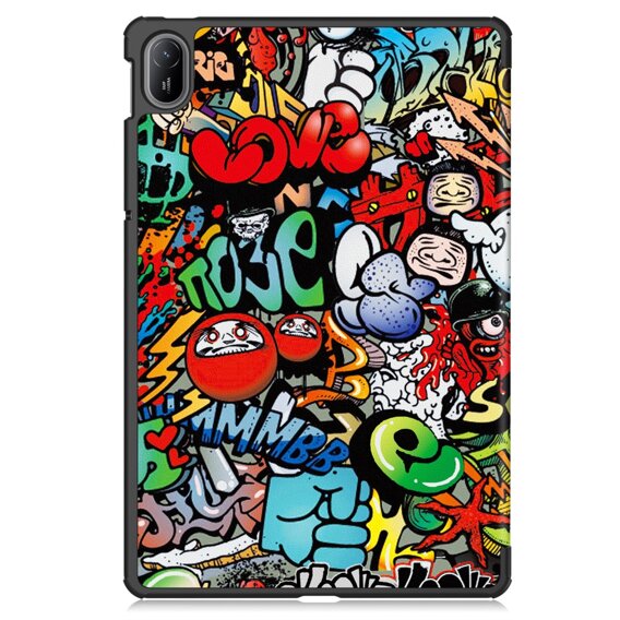 Etui do Huawei MatePad SE 11" 2024, Smartcase, graffiti