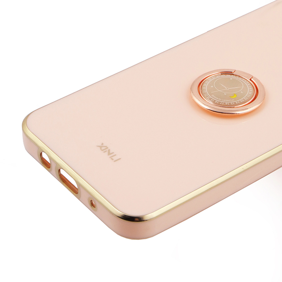 Etui do Huawei Nova Y61, Electro Ring, różowe rose gold