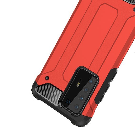 Etui do Huawei P40 Pro, Obudowa TECH ARMOR Case, Czerwone