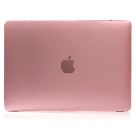 Etui do MacBook Air 13 A2337 M1 A2179 A1932, Hard Case Obudowa, Różowe
