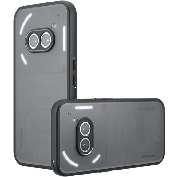 Etui do Nothing Phone 2a, Fusion Hybrid, z ochroną aparatu, matowe / czarne