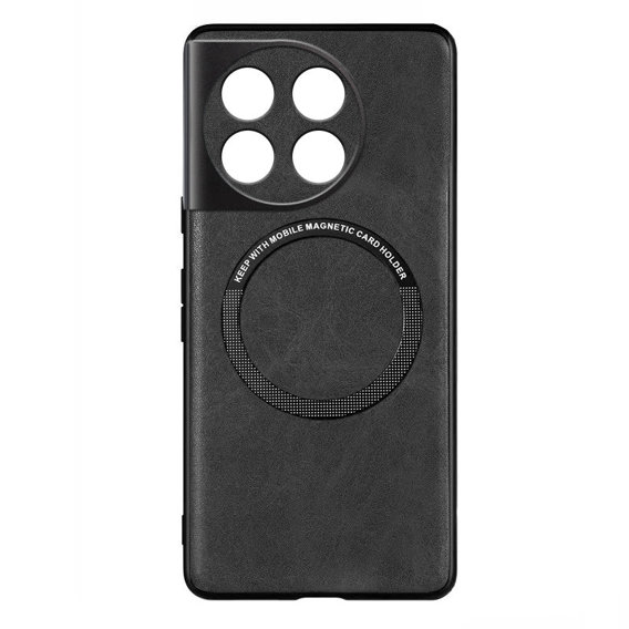 Etui do OnePlus 11 5G, Leather Hybrid MagSafe, czarne