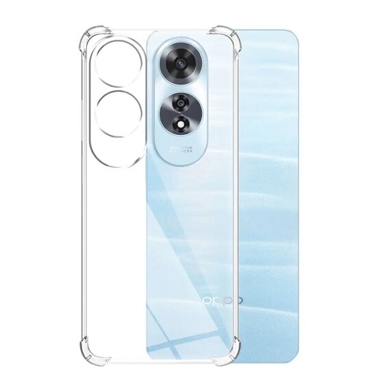 Etui do Oppo A60, Dropproof, przezroczyste