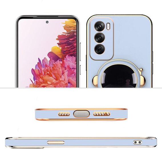 Etui do Oppo Reno 12 Pro, Astronaut, niebieskie