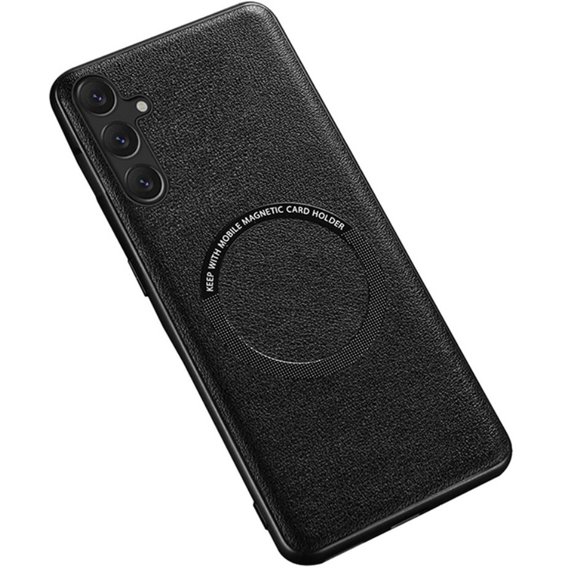Etui do Samsung Galaxy A54 5G, Leather Hybrid MagSafe, czarne