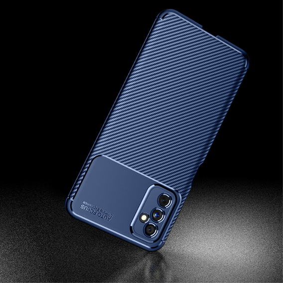 Etui do Samsung Galaxy M52 5G, Carbon Gel, granatowe