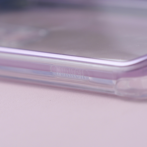 Etui do Samsung Galaxy S9 Plus, Suritch Full Body, przezroczyste / fioletowe