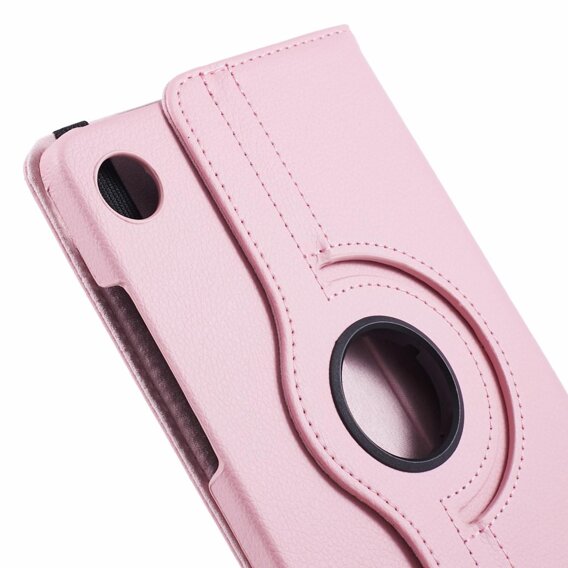 Etui do Samsung Galaxy Tab A9, Obrotowe 360, różowe