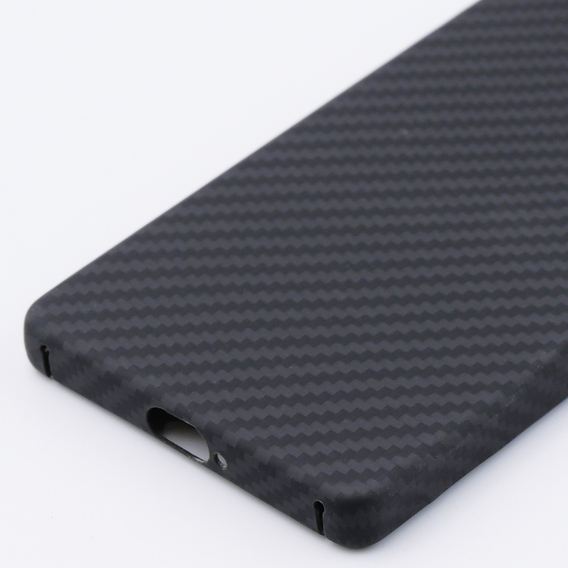 Etui do Sony Xperia 5 V, karbonowe Carbon Fiber, czarne