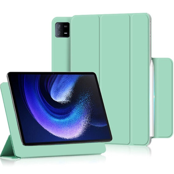 Etui do Xiaomi Pad 6, Magnetic Smartcase, jasnozielone