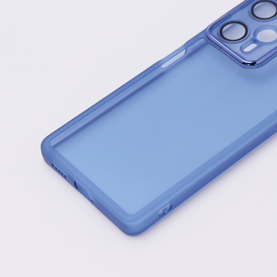 Etui do Xiaomi Poco F5, Fusion Hybrid, przezroczyste / niebieskie