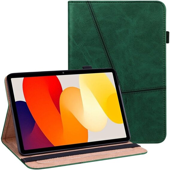 Etui do Xiaomi Redmi Pad SE 11", Classic, z miejscem na rysik, zielone