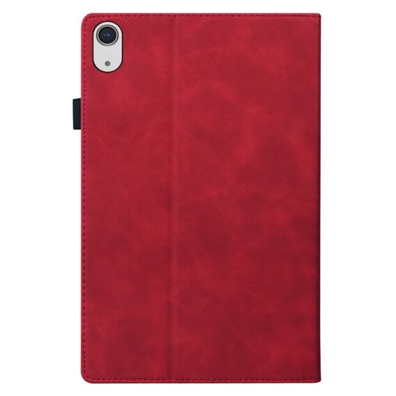 Etui do iPad 10.9 2022 10 Gen, Classic, z miejscem na rysik, czerwone