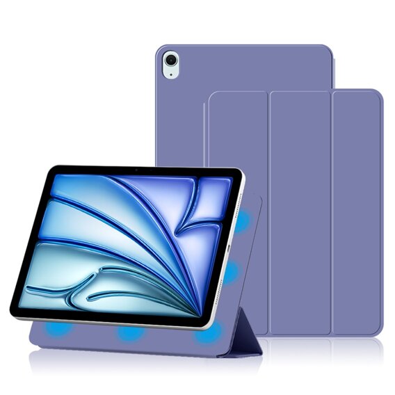 Etui do iPad Air 11" 2024 (6 gen.), Magnetic smartcase, fioletowe