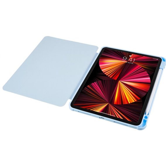 Etui do iPad Pro 12.9 2020/2021/2022, Smartcase Hybrid, z miejscem na rysik, niebieskie