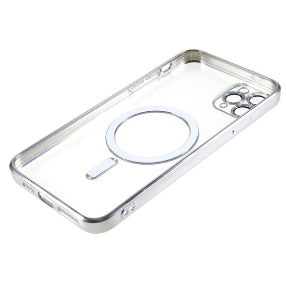 Etui do iPhone 11 Pro, Electro MagSafe, srebrne