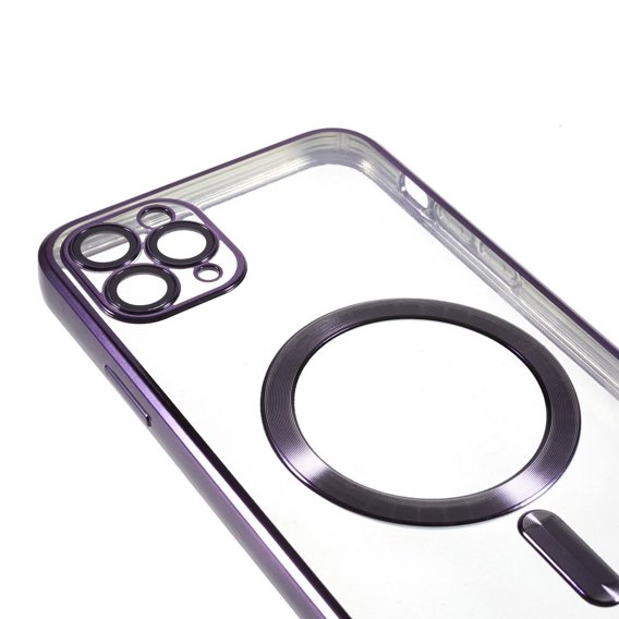 Etui do iPhone 11 Pro, MagSafe Hybrid, fioletowe