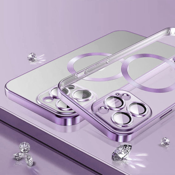 Etui do iPhone 11 Pro, MagSafe Hybrid, fioletowe