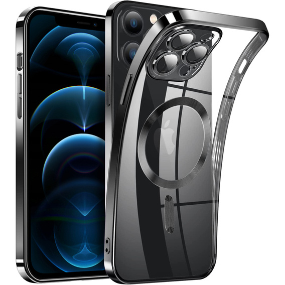 Etui do iPhone 12 Pro, MagSafe Hybrid, czarne