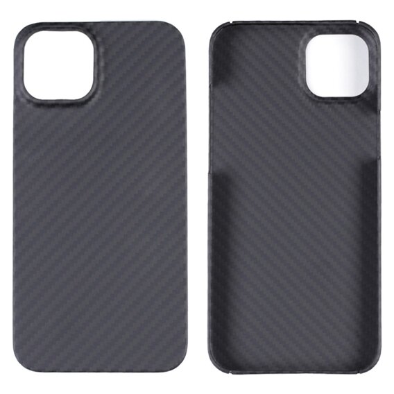 Etui do iPhone 13, karbonowe Carbon Fiber, czarne