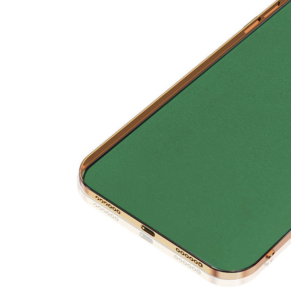 Etui do iPhone 14 Plus, Electro Ring, zielone
