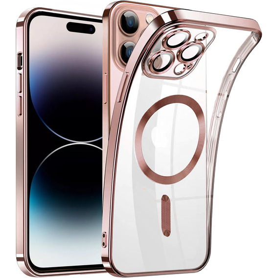 Etui do iPhone 14 Pro, MagSafe Hybrid, różowe