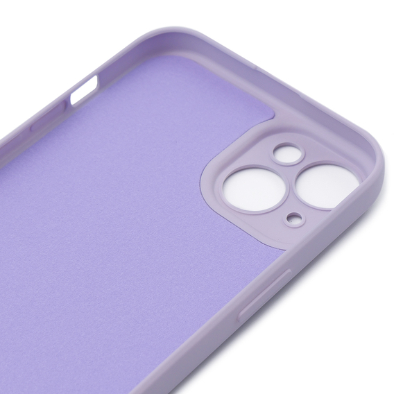 Etui do iPhone 15 Plus, Silicone Lite, fioletowe