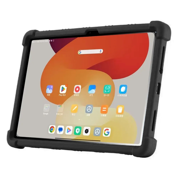 Etui silikonowe do Xiaomi Redmi Pad SE 11", Impact, pancerne, czarne