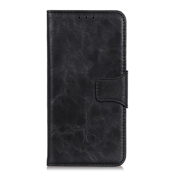 Etui z klapką do Huawei P Smart 2021, Wallet Leather Case, czarne