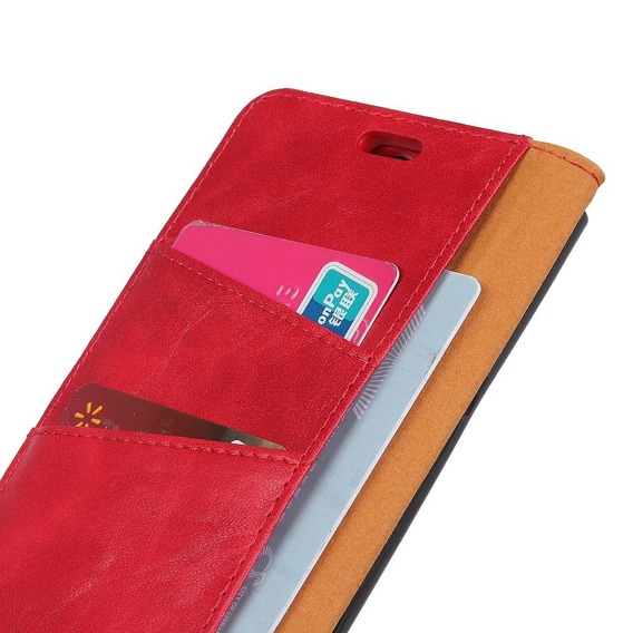 Etui z klapką do Huawei P30 Pro, Wallet Leather Case, czerwone