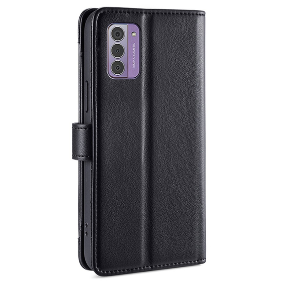 Etui z klapką do Nokia G42, Wallet Zipper Pocket, czarne