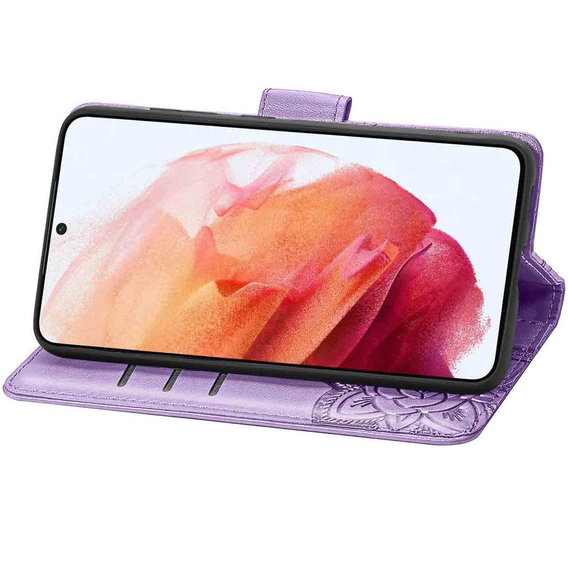 Etui z klapką do Realme 12 Pro 5G / 12 Pro+ 5G, Butterfly, fioletowe