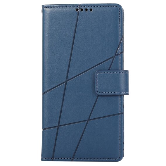 Etui z klapką do Realme 12 Pro 5G / 12 Pro+ 5G, Leather Line Wallet, niebieskie