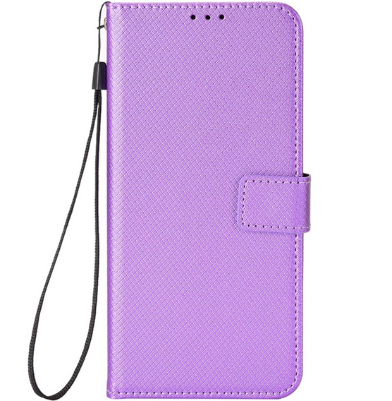 Etui z klapką do Realme 12 Pro 5G / 12 Pro+ 5G, Wallet Smart Magnet, fioletowe