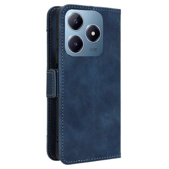 Etui z klapką do Realme C61, Card Slot, granatowe