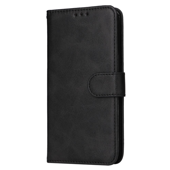 Etui z klapką do Realme C67, Leather Wallet, czarne