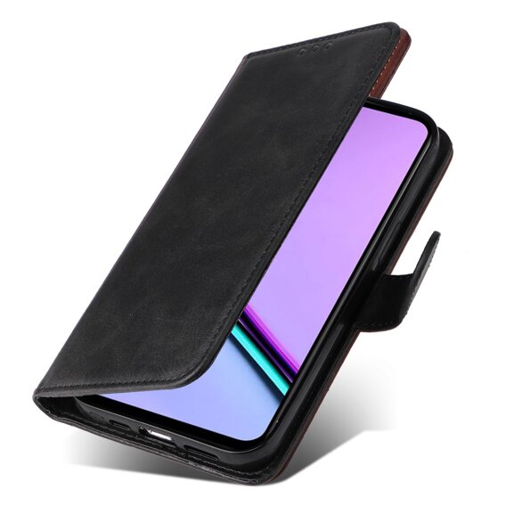 Etui z klapką do Realme C67, Leather Wallet, czarne