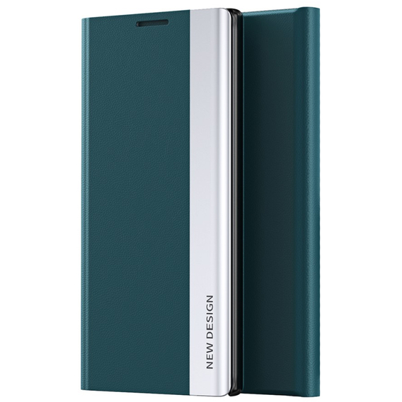 Etui z klapką do Samsung Galaxy A34 5G, Side Magnetic, zielone