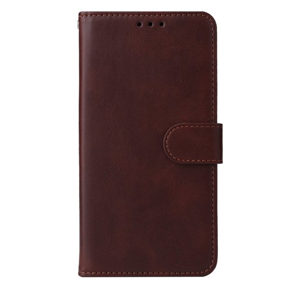 Etui z klapką do Samsung Galaxy A54 5G, Leather Wallet, brązowe