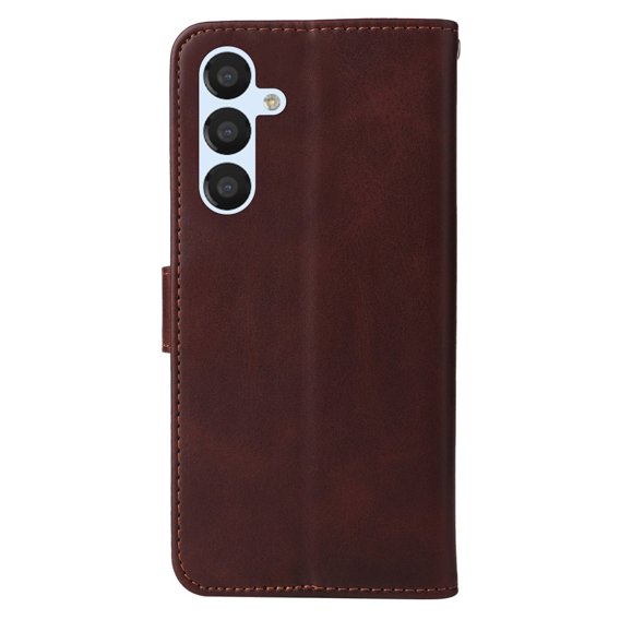 Etui z klapką do Samsung Galaxy A54 5G, Leather Wallet, brązowe