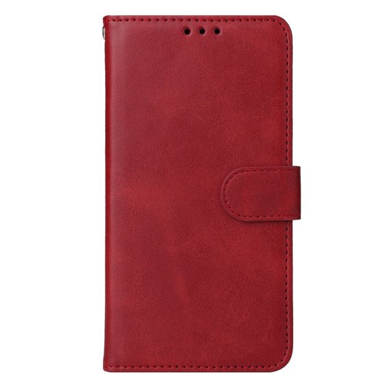 Etui z klapką do Samsung Galaxy A54 5G, Leather Wallet, czerwone