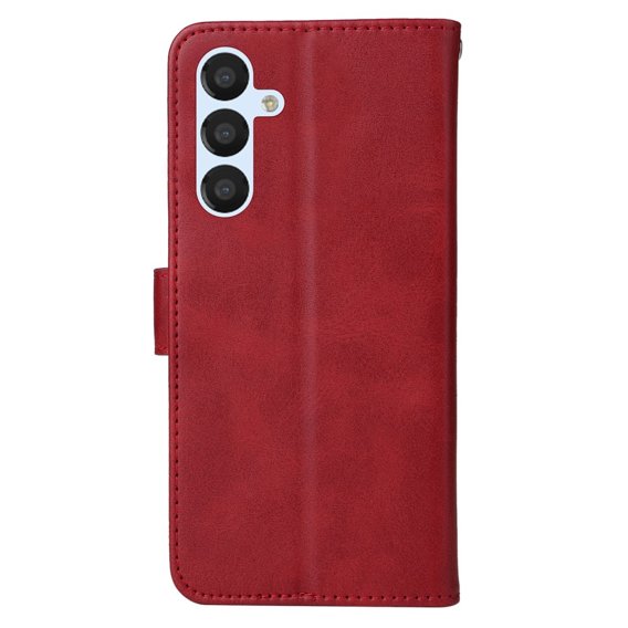 Etui z klapką do Samsung Galaxy A54 5G, Leather Wallet, czerwone