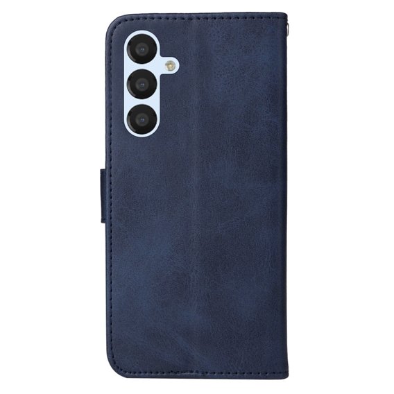 Etui z klapką do Samsung Galaxy A54 5G, Leather Wallet, granatowe