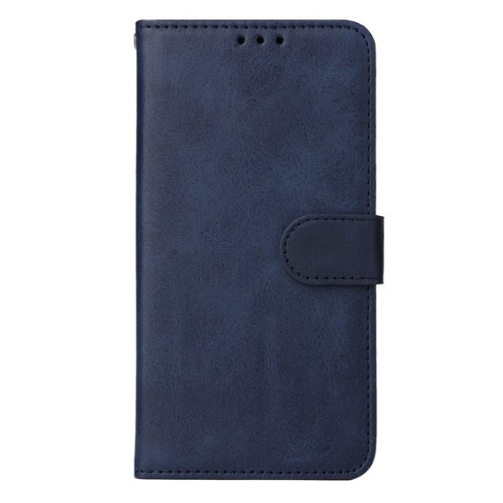 Etui z klapką do Samsung Galaxy A54 5G, Leather Wallet, granatowe