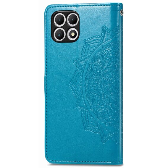 Etui z klapką do T Phone 2 5G, Mandala, niebieskie